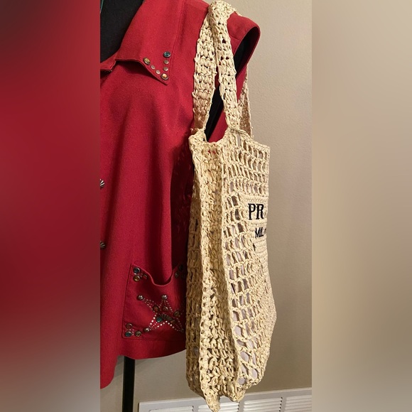 Raffia crochet summer tote - Picture 5 of 7